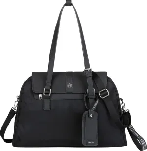 Nordace Leiden Smart Duffel Bag for Women with USB Charging Port, Water Resistant - Travel Duffel Bag (Black)