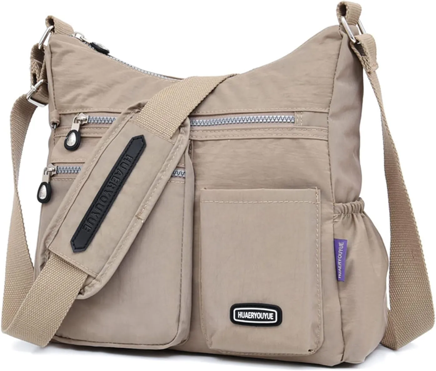 NOTAG Crossbody Bag for Women - Waterproof Multi-Pocket Handbag, Shoulder Bag, Lightweight Large Messenger