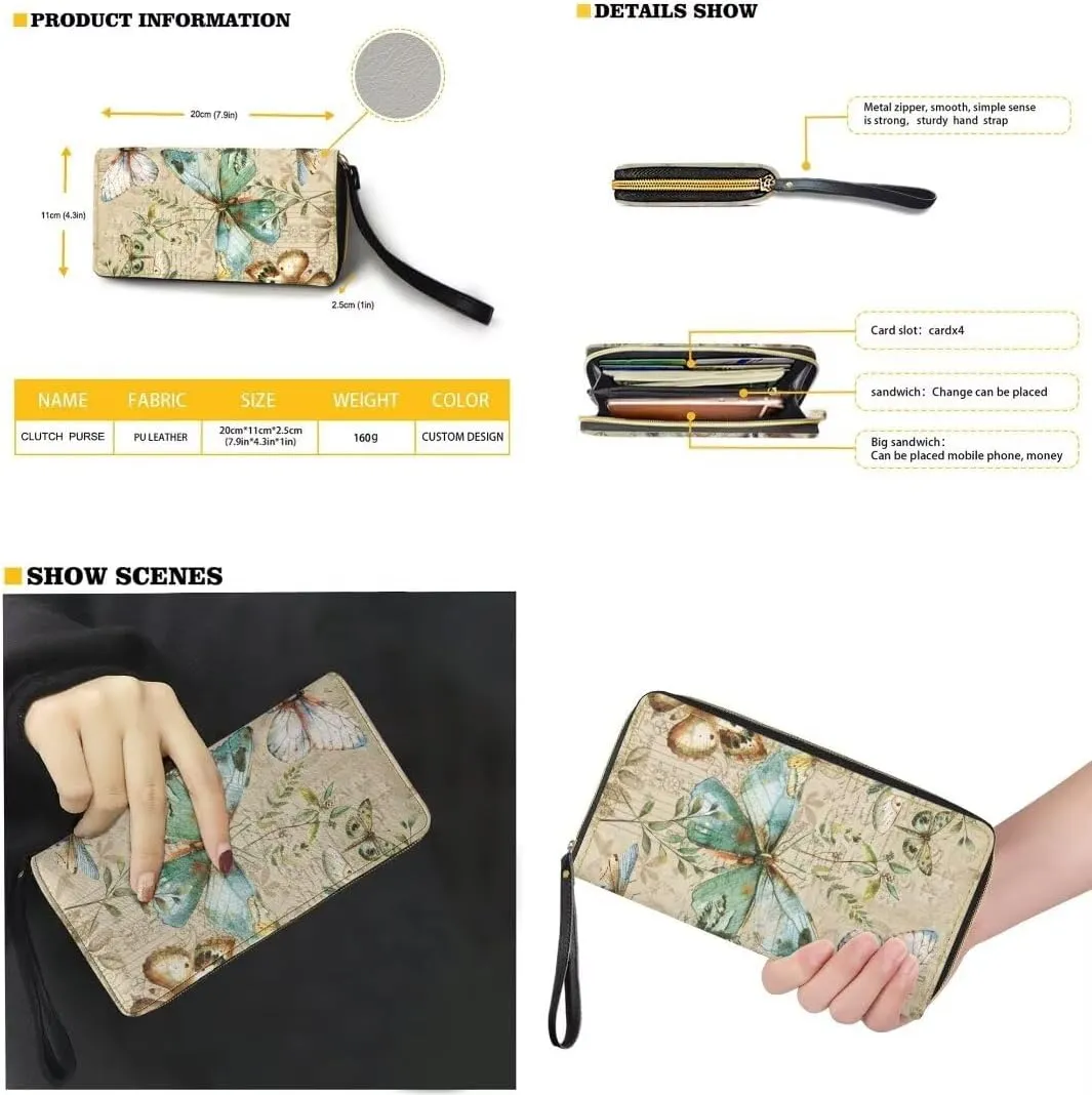 Novelty Handbag Wallet Purse for Women,Handbag Wallet Combo Personalized Hobo Bag Work Tote Bag with Wallet Set