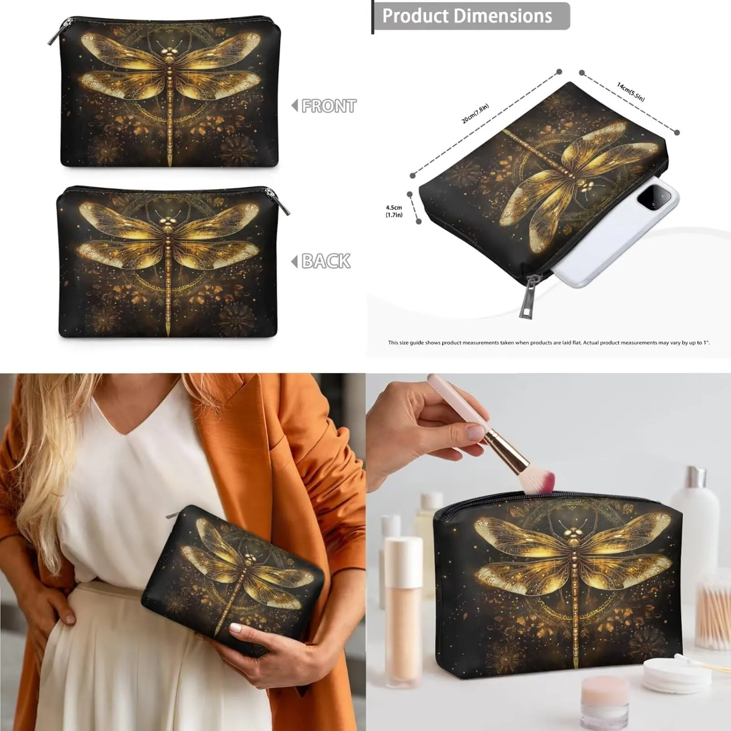 Novelty Handbag Wallet Purse for Women,Handbag Wallet Combo Personalized Hobo Bag Work Tote Bag with Wallet Set