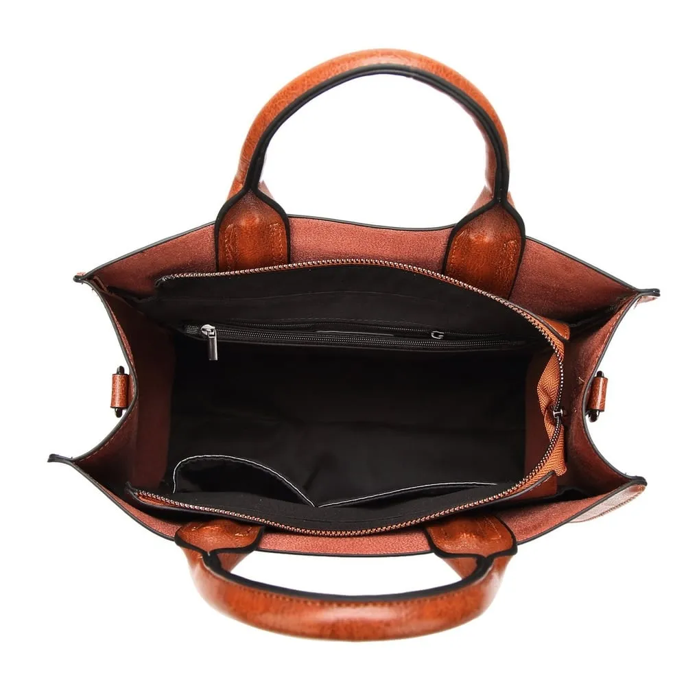 Oil Eco-Leather Tote Bag