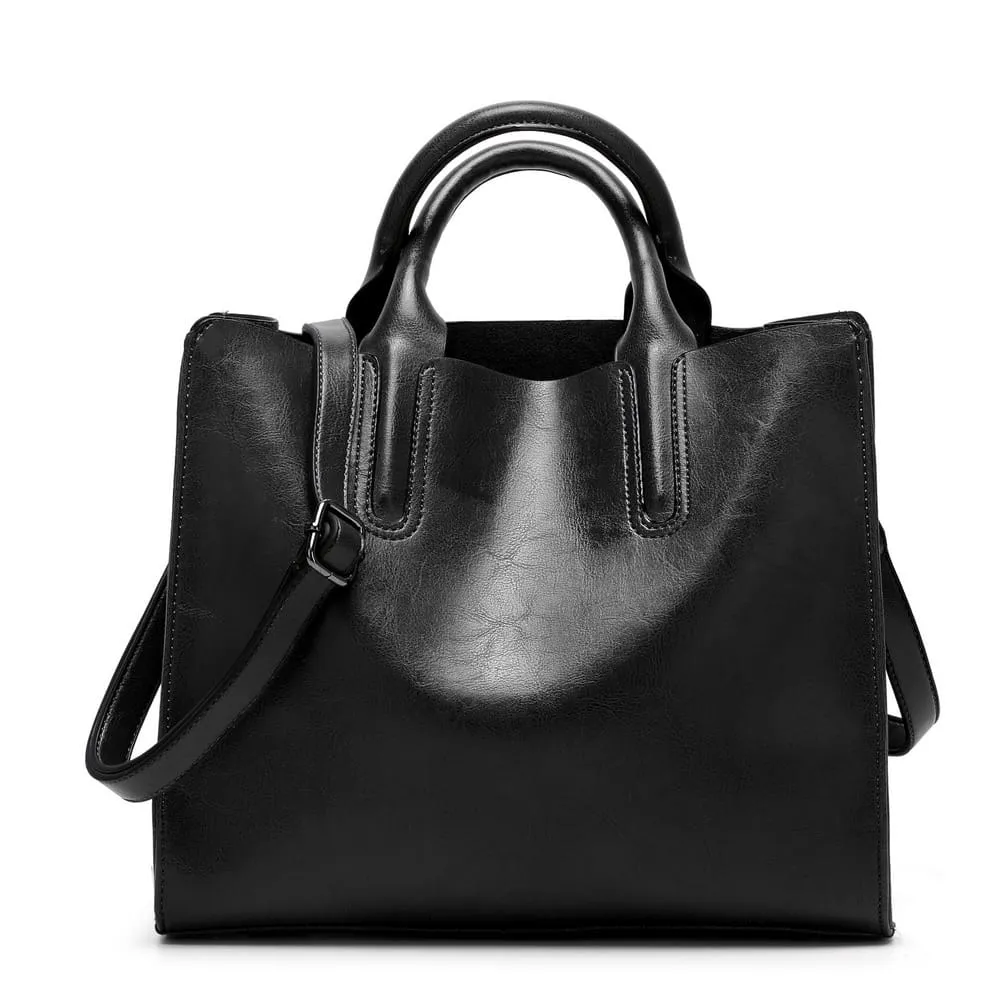 Oil Eco-Leather Tote Bag
