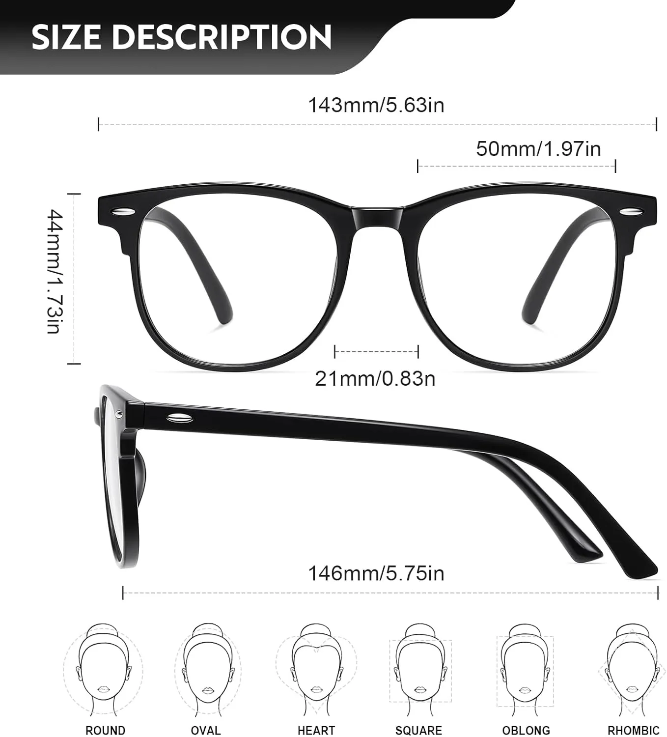 Okany 3 Pack Blue Light Blocking Glasses for Women Men, Round Computer Glasses Anti Eye Strain/UV/Glare Gaming Glasses