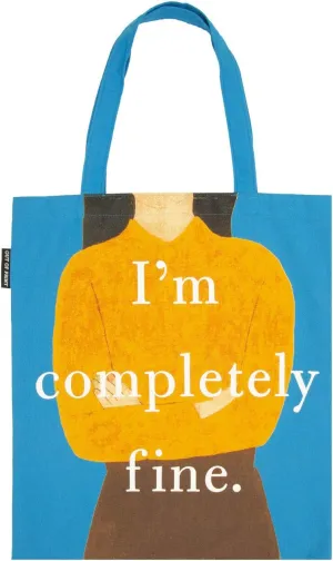 Out of Print Literary and Book-Themed Canvas Tote Carrying Bag for Book Lovers, Readers, and Bibliophiles