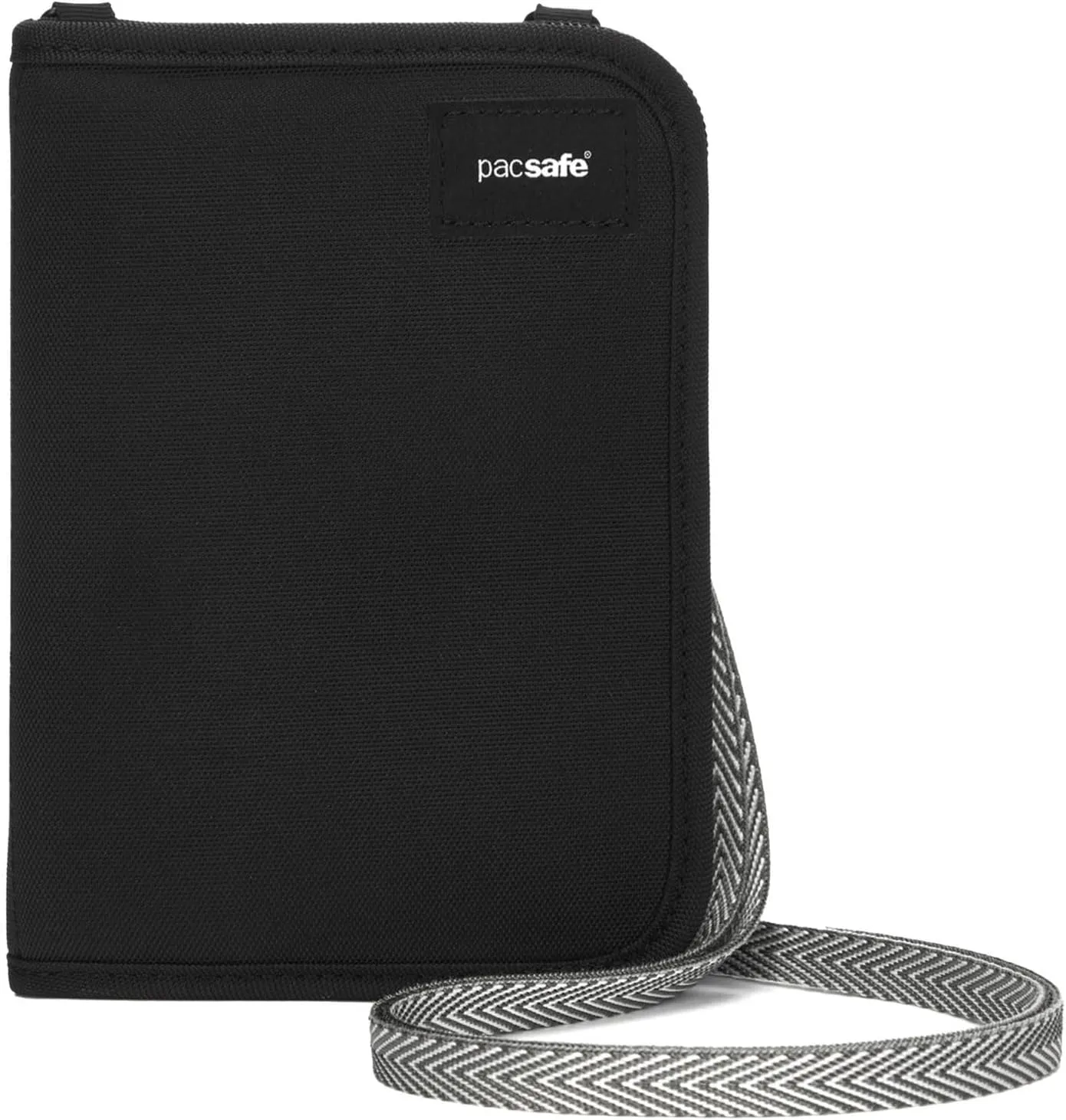 Pacsafe Rfidsafe V150 Anti-theft Blocking Compact Passport Wallet, Black