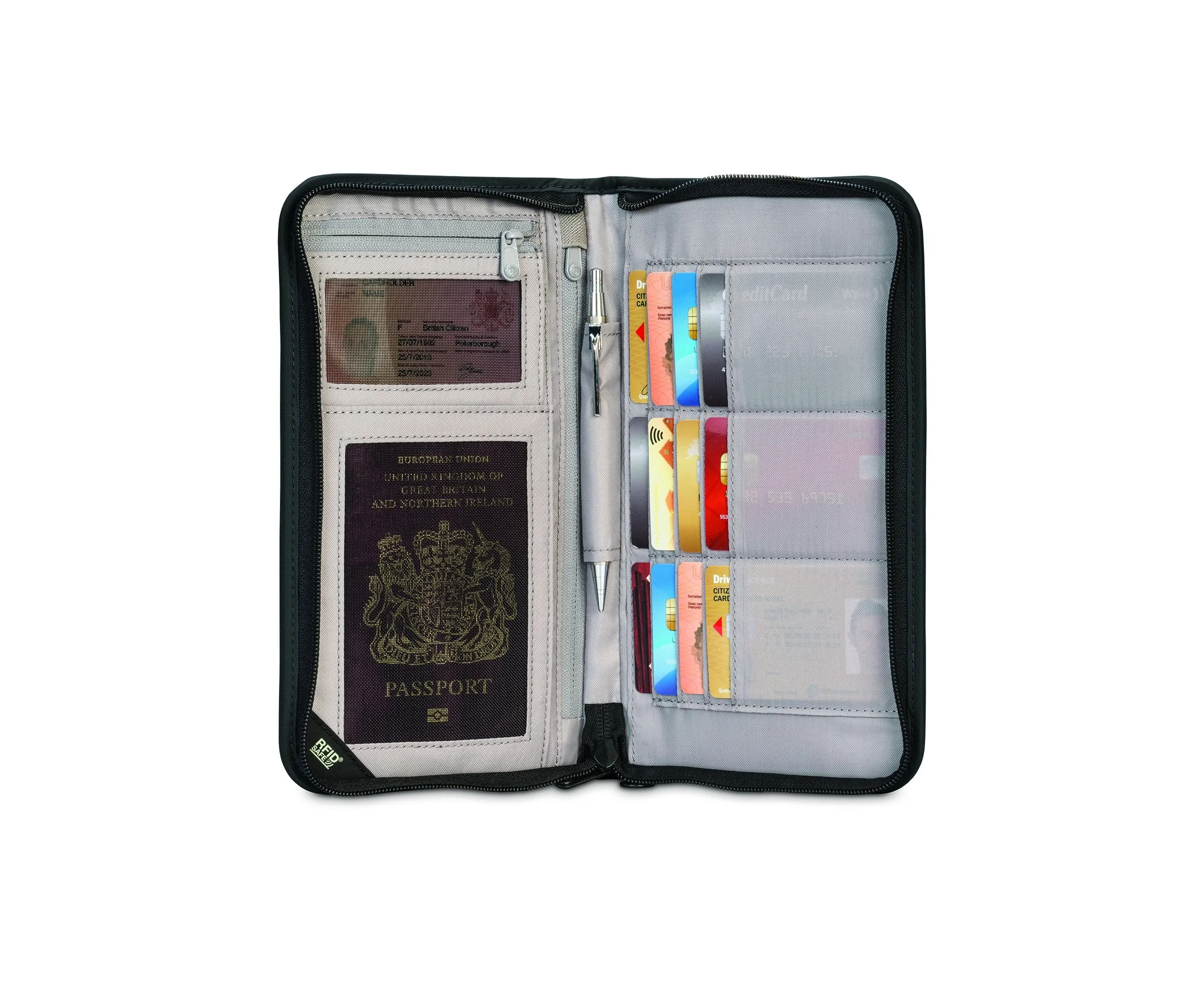 Pacsafe RFIDsafe V200 Anti theft RFID blocking travel organiser