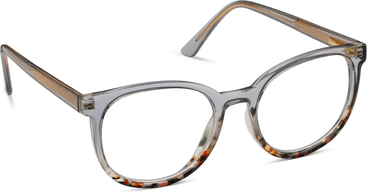 Peepers by PeeperSpecs Women's That's a Wrap Round Blue Light Blocking Reading Glasses