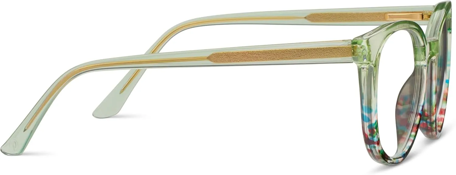 Peepers by PeeperSpecs Women's That's a Wrap Round Blue Light Blocking Reading Glasses