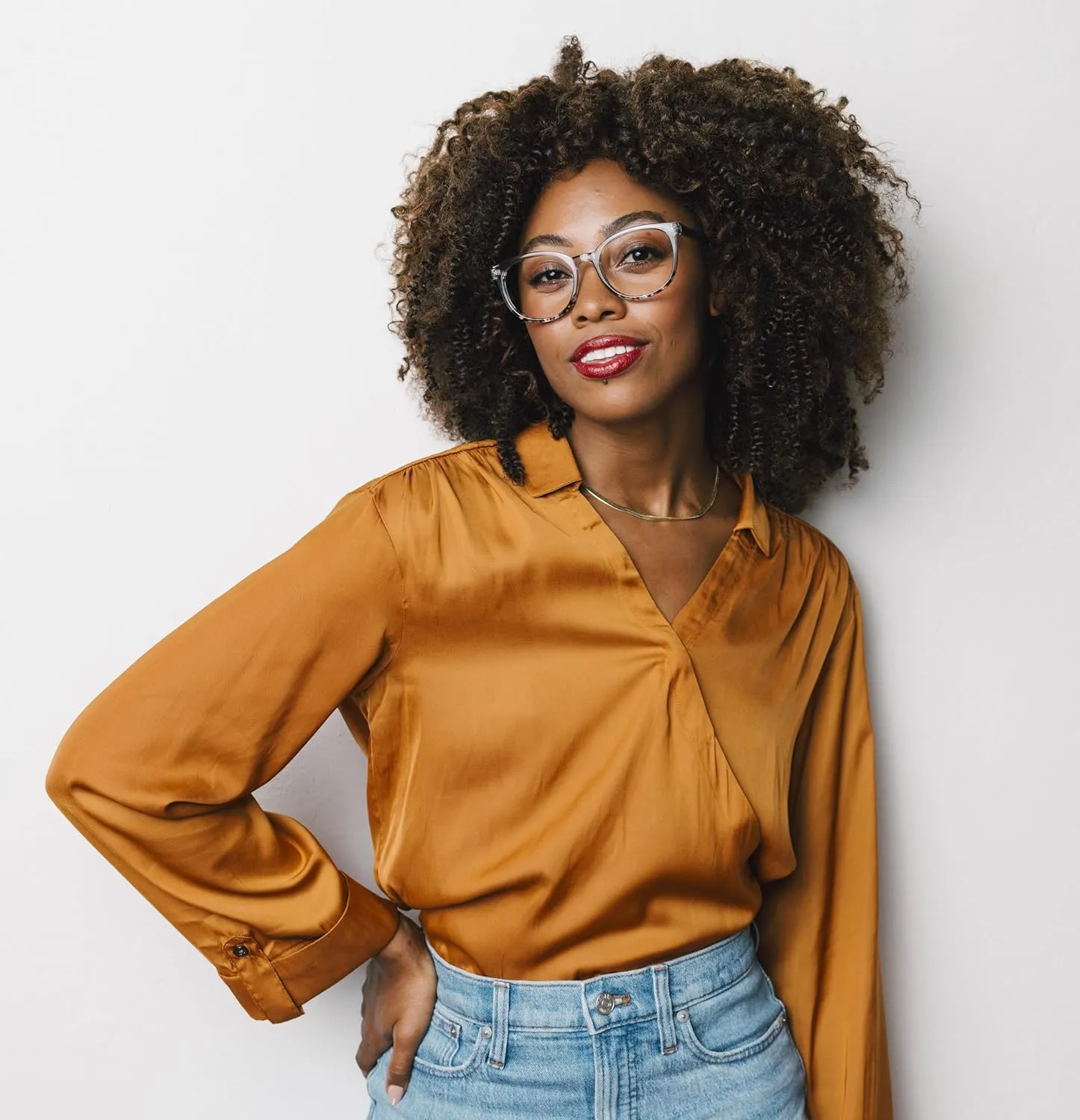 Peepers by PeeperSpecs Women's That's a Wrap Round Blue Light Blocking Reading Glasses