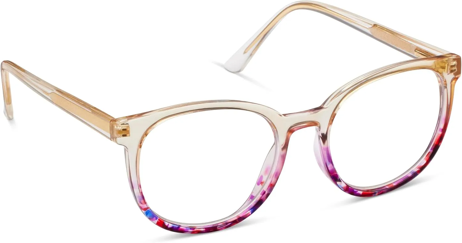 Peepers by PeeperSpecs Women's That's a Wrap Round Blue Light Blocking Reading Glasses
