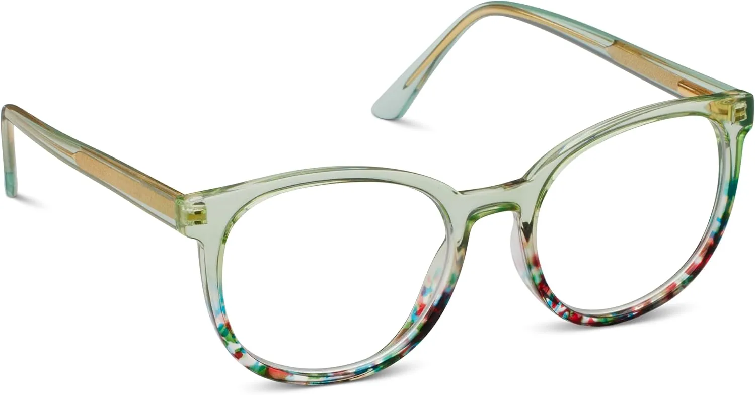 Peepers by PeeperSpecs Women's That's a Wrap Round Blue Light Blocking Reading Glasses