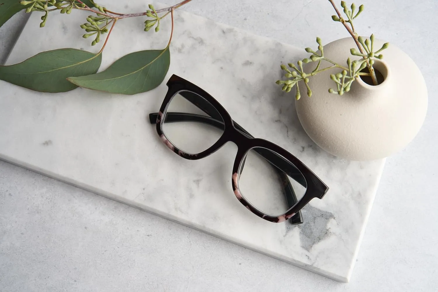 Peepers by PeeperSpecs Women's to The Max Square Blue Light Blocking Reading Glasses