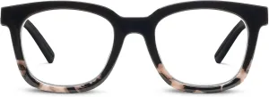 Peepers by PeeperSpecs Women's to The Max Square Blue Light Blocking Reading Glasses