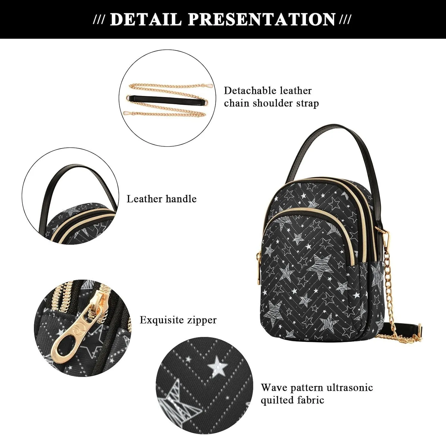 Phone Purse Women Small Cell Wallet Crossbody Bags Women's Crossbody Handbags Mini Shoulder Bag Quatrefoil Teal