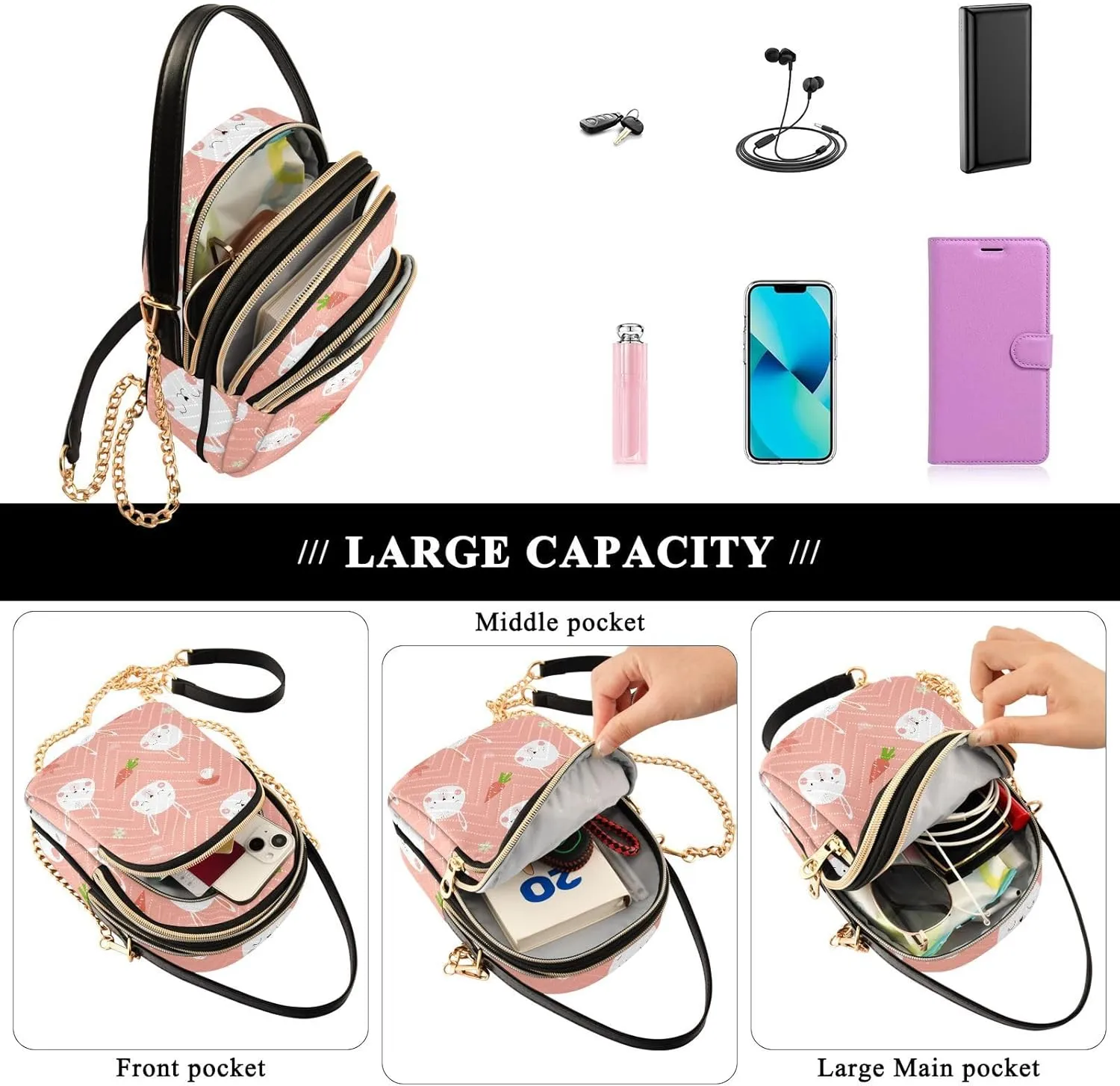 Phone Purse Women Small Cell Wallet Crossbody Bags Women's Crossbody Handbags Mini Shoulder Bag