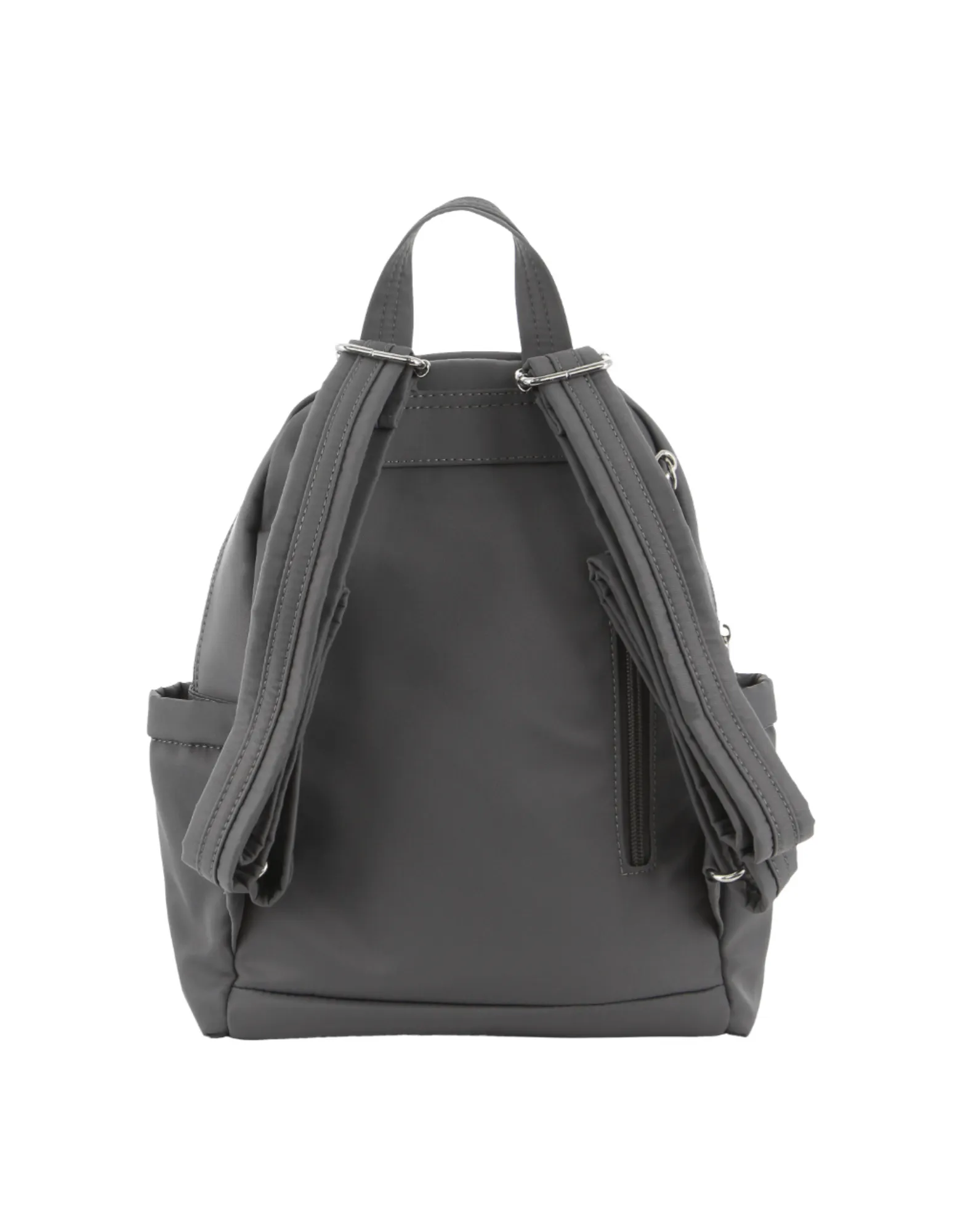 Pierre Cardin Nylon Anti-Theft Backpack in Grey