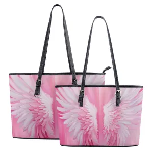 Pink Angel Tote Bags