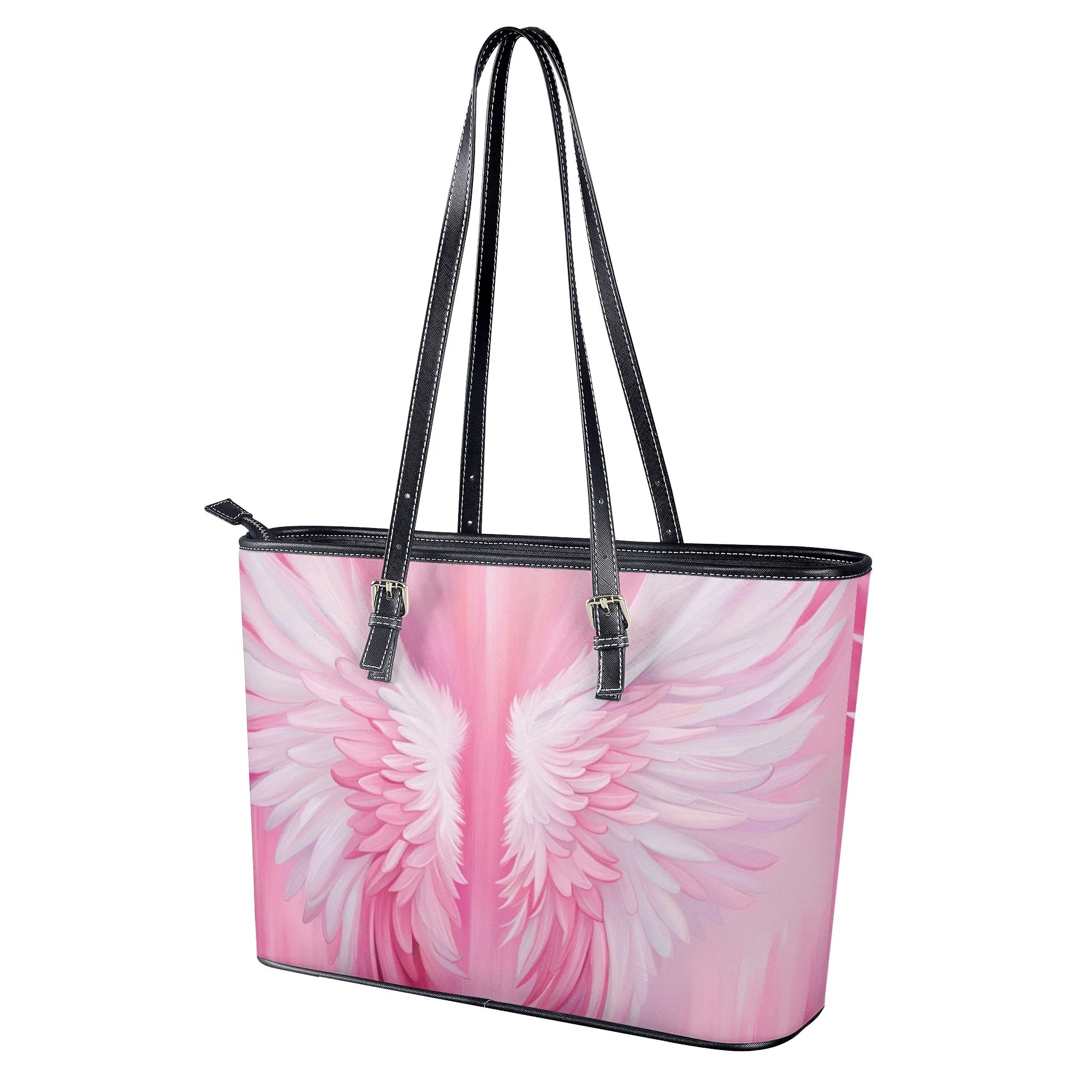 Pink Angel Tote Bags
