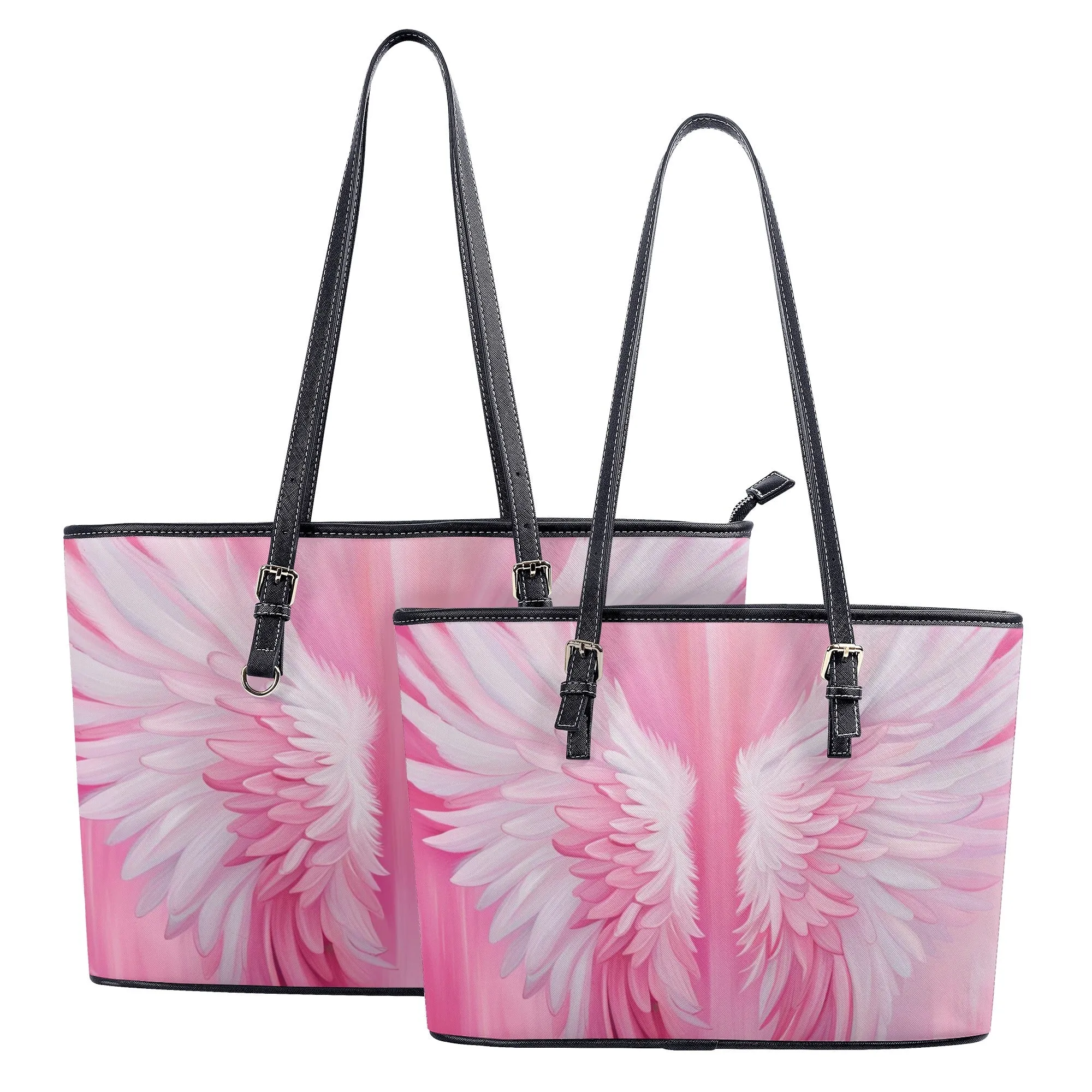 Pink Angel Tote Bags