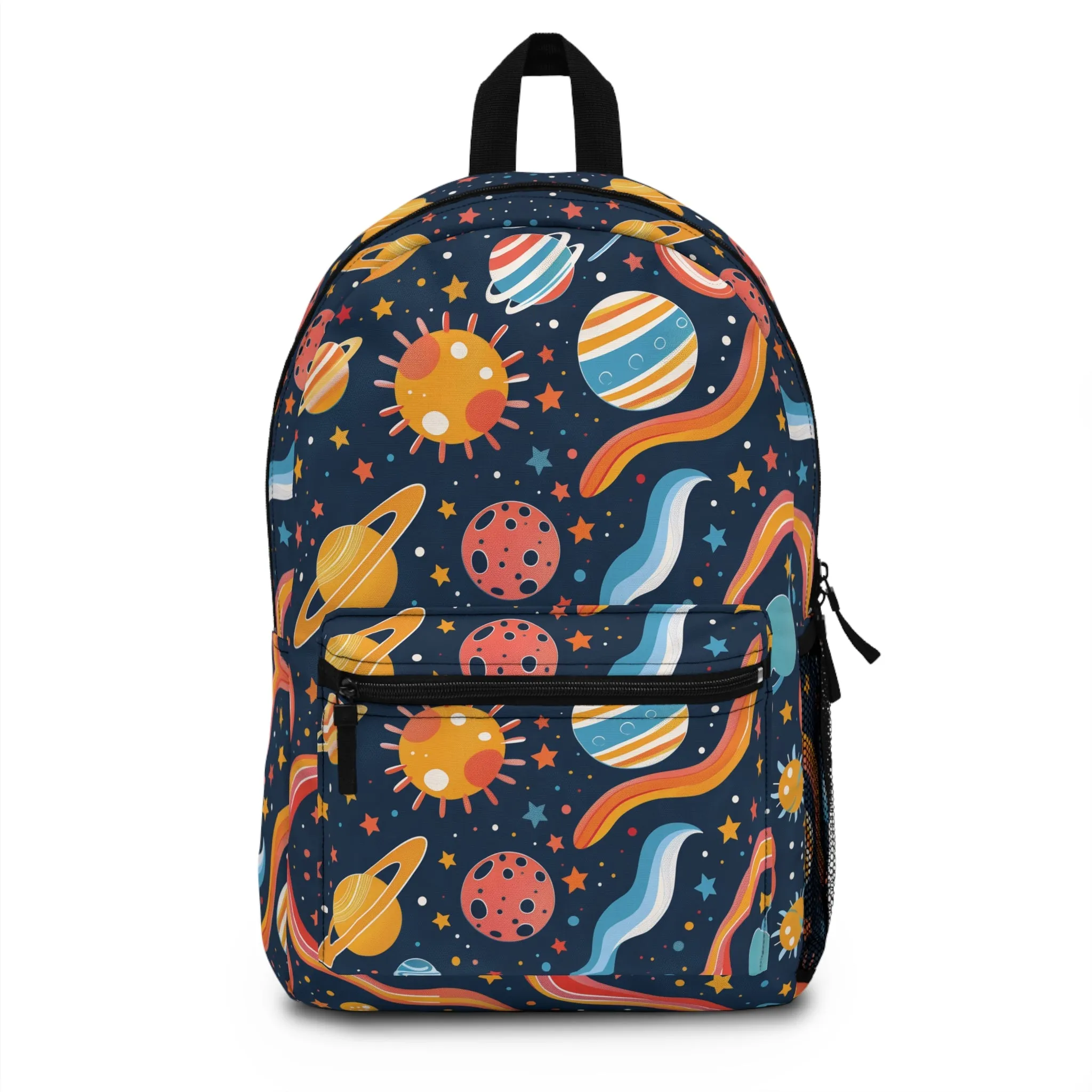 Planetary Parade Pattern Backpacks For Men Women Kids School Travel, Capacity School Backpacks