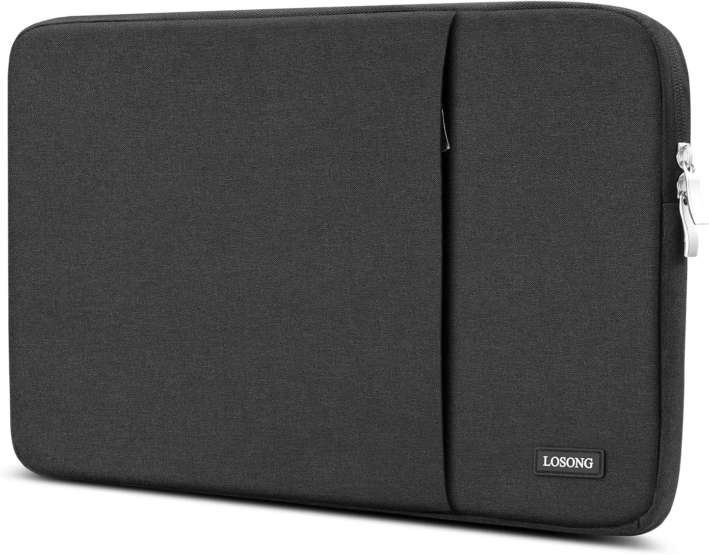 Portable Monitor Case 15.6 Inch, Protective Carrying Sleeve for Most 16.1/15.6 in Monitors, Water Resistant Portable Laptop Display Bag with Accessory Pocket, Size-15.3"x9.8" Black