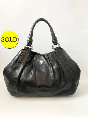 Prada Leather Ring Satchel