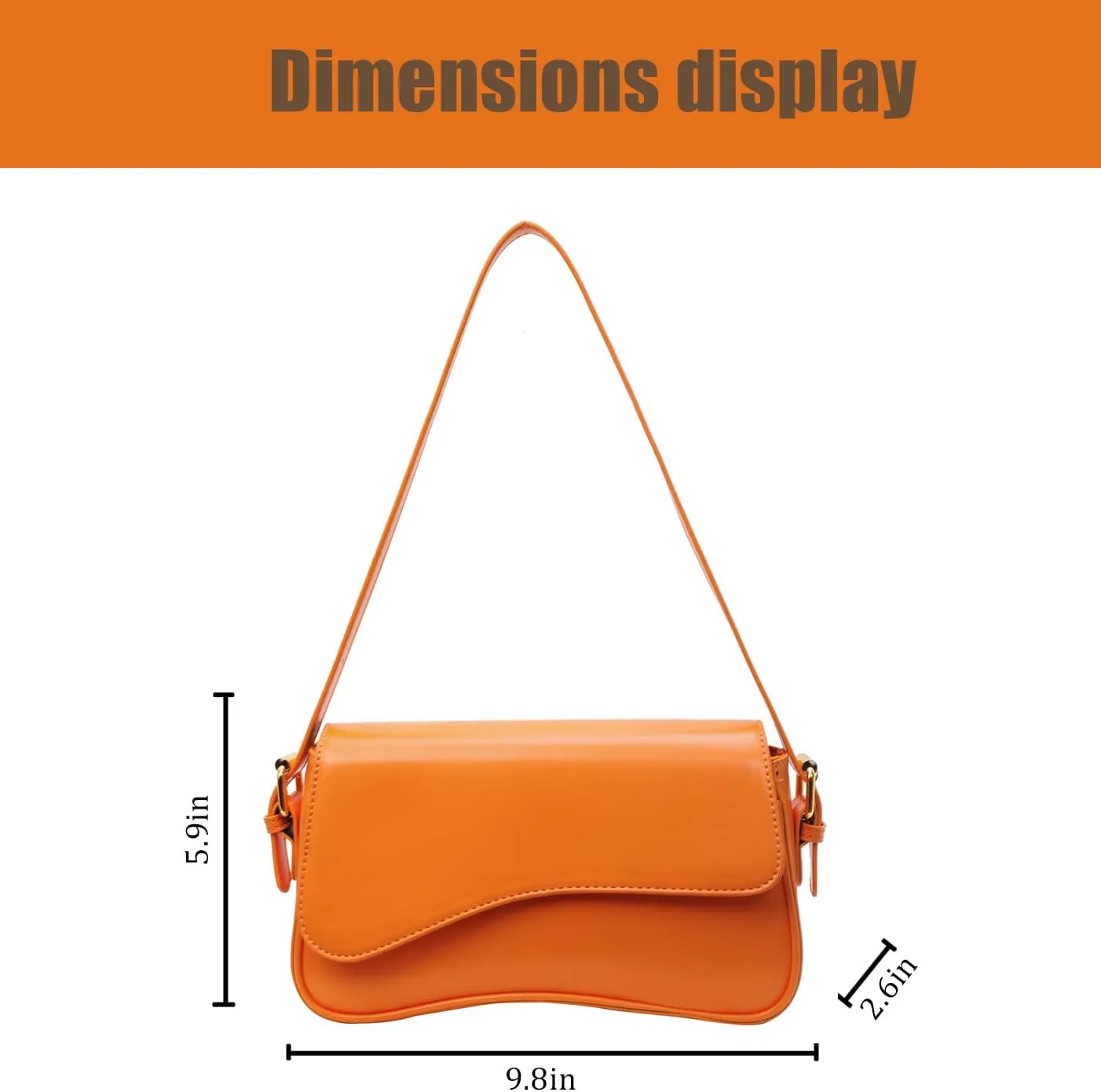 PU Leather Tote Bag for Women with 2 Removable Straps and Zipper Closure