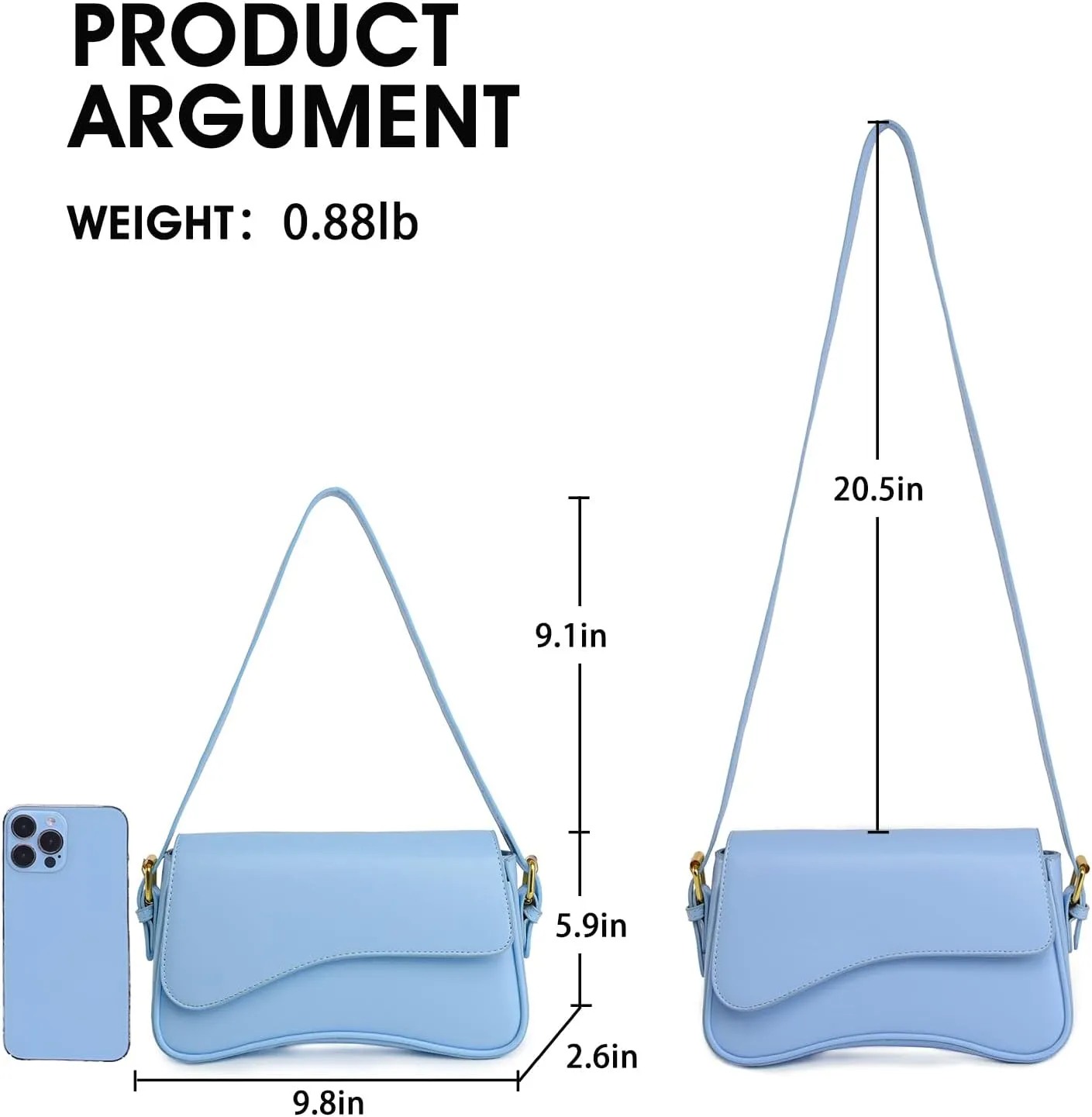 PU Leather Tote Bag for Women with 2 Removable Straps and Zipper Closure
