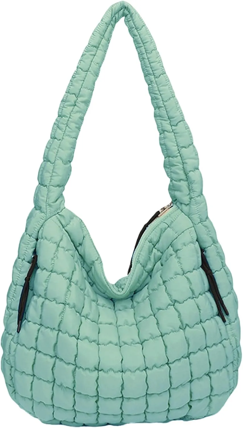 Puffer Tote Bag Women Quilted Crossbody Bag Large Shoulder Puffy 2025 Summer Beach Purse Cloud Bubble Gym Pleat Pad