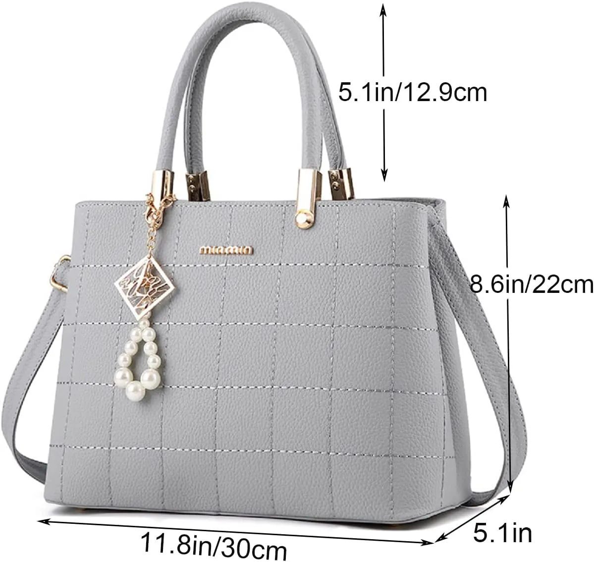 Purses and Handbags for Women PU Leather Top Handle Satchel Ladies Shoulder Tote Bags