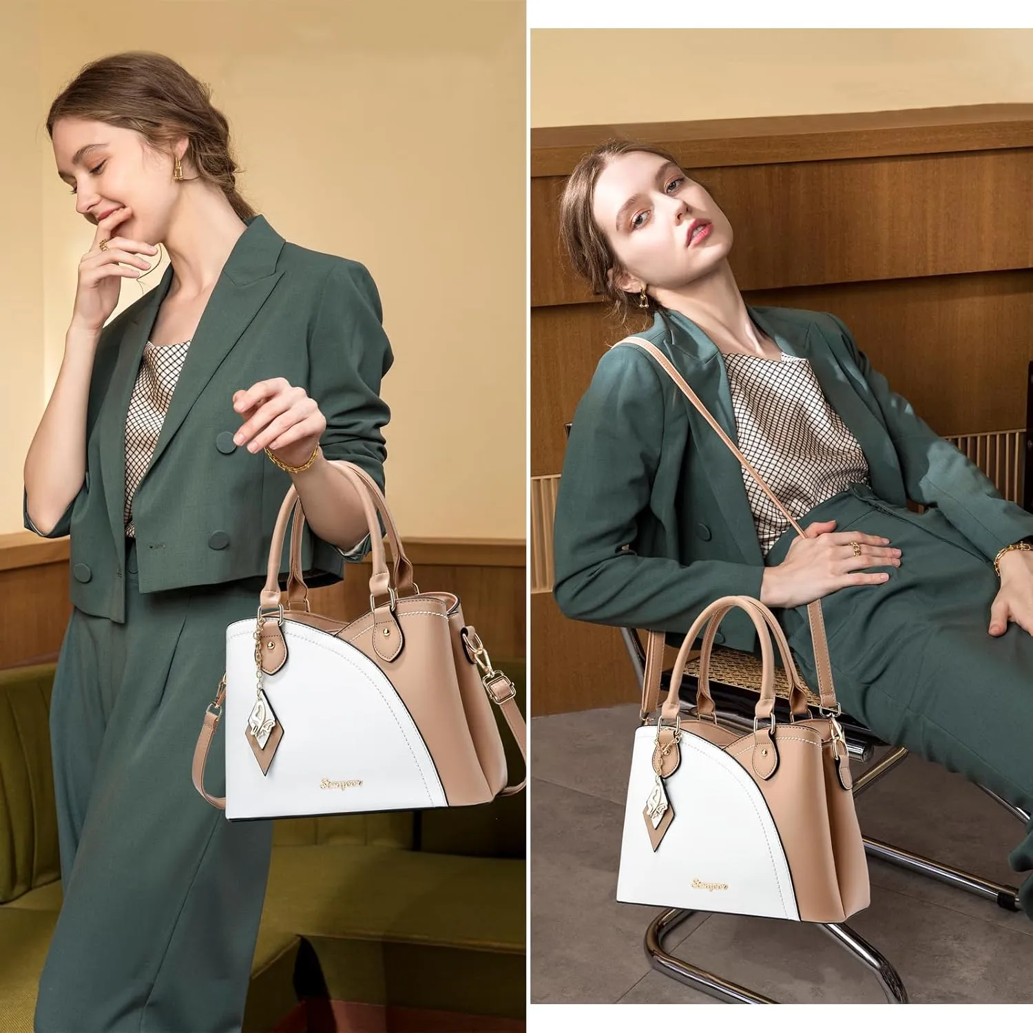 Purses and Handbags Top Handle Satchel Shoulder Bags Messenger Tote Bag for Ladies