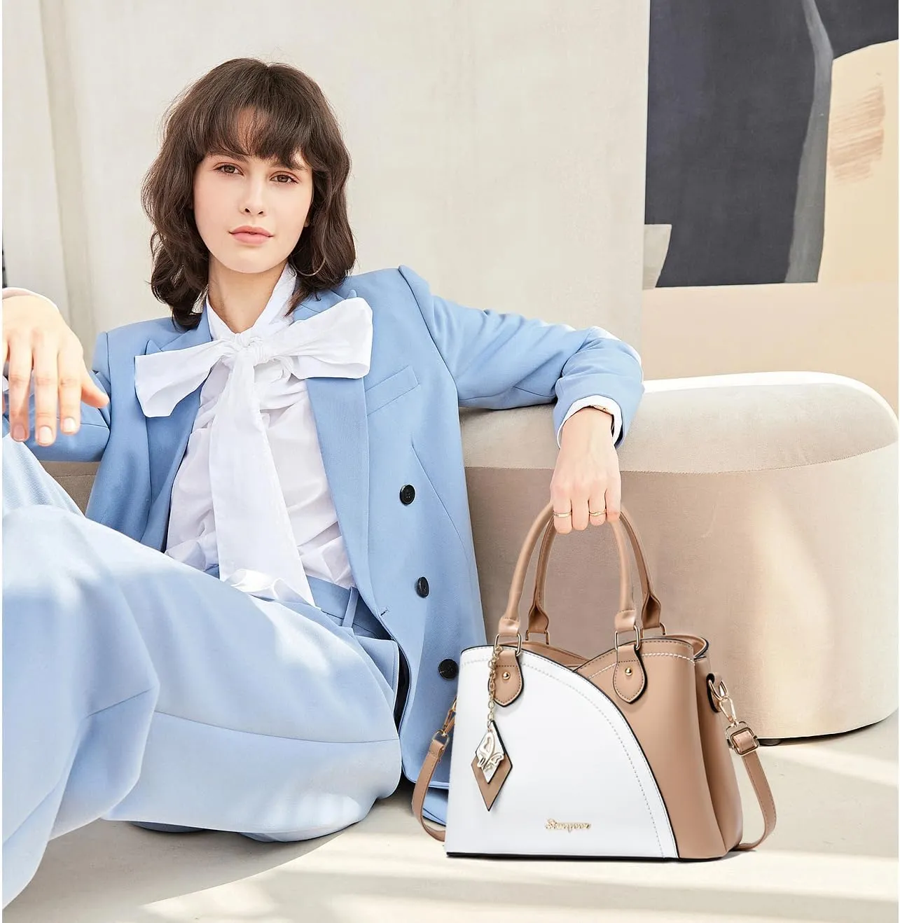 Purses and Handbags Top Handle Satchel Shoulder Bags Messenger Tote Bag for Ladies
