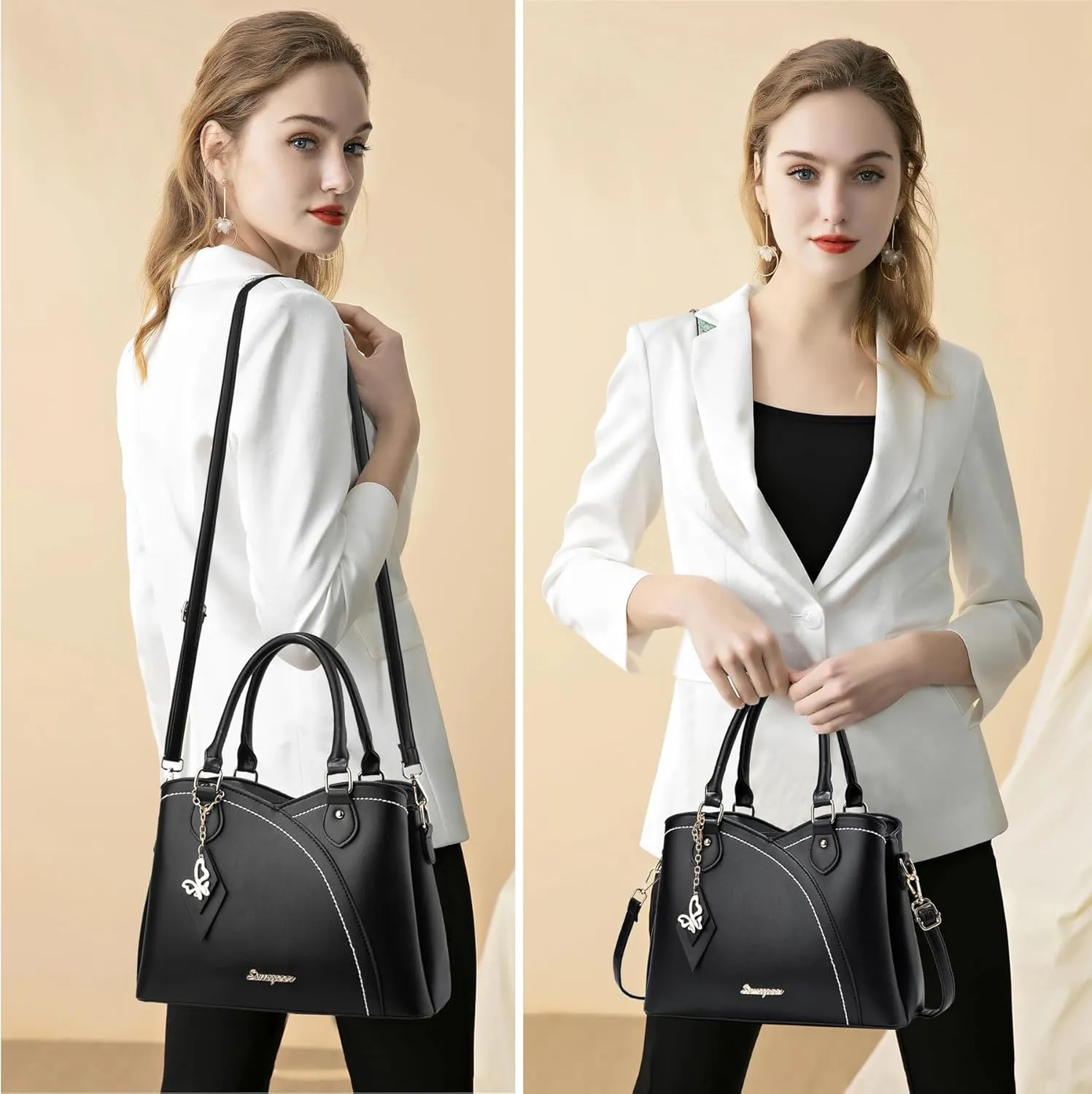 Purses and Handbags Top Handle Satchel Shoulder Bags Messenger Tote Bag for Ladies