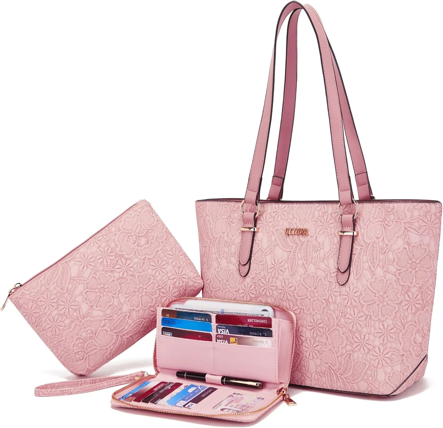 Purses And Wallets Set For Women Work Tote Satchel Handbags Shoulder Bag Top Handle Totes Purse With Matching Wallet