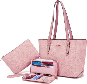 Purses And Wallets Set For Women Work Tote Satchel Handbags Shoulder Bag Top Handle Totes Purse With Matching Wallet