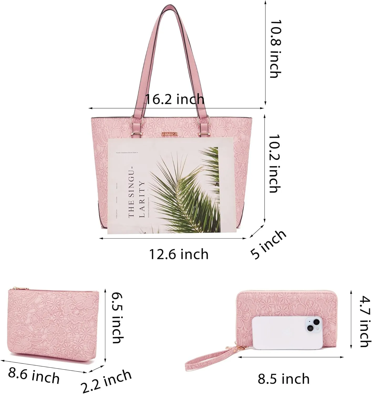 Purses And Wallets Set For Women Work Tote Satchel Handbags Shoulder Bag Top Handle Totes Purse With Matching Wallet