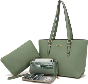 Purses And Wallets Set For Women Work Tote Satchel Handbags Shoulder Bag Top Handle Totes Purse With Matching Wallet