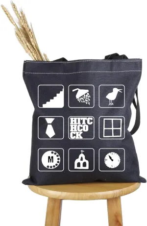 PWHAOO Movie Lover Gift Movie Fan Tote Bag Films Fan Handbag Movie Director Meme