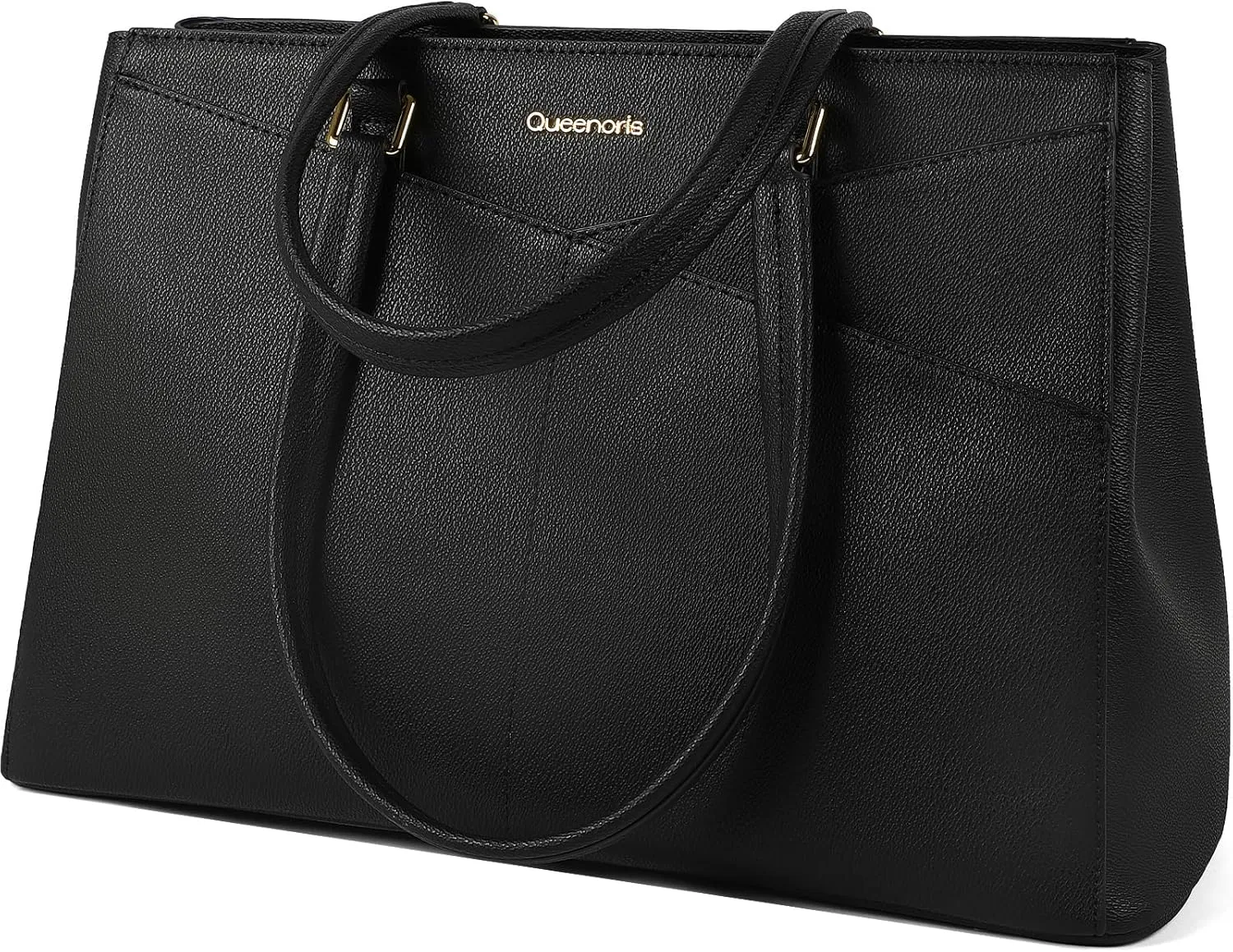 Queenoris Tote Bag for Women, 15.6 inch Laptop Large Capacity Top Handle Handbag Work Bags Computer Bag Office Briefcase