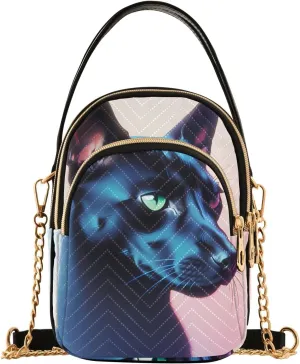 Quilted Crossbody Bag Small Shoulder Purse Women's Handbags Phone Purse with Chain