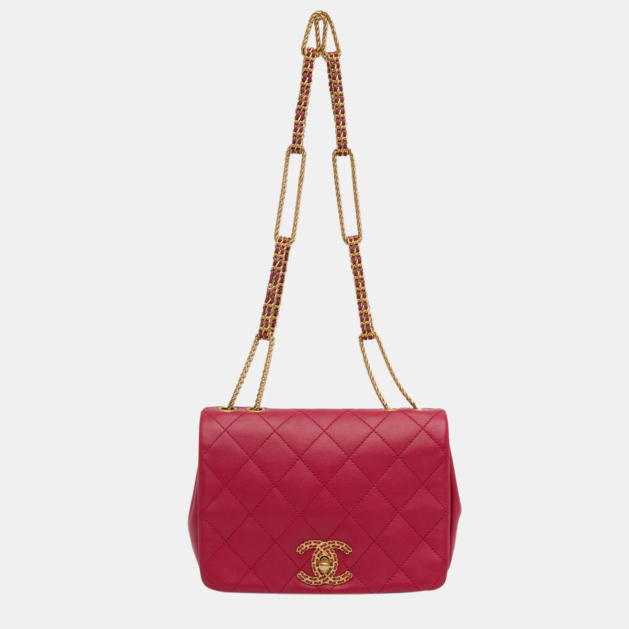 Quilted Lambskin On and On Flap Bag