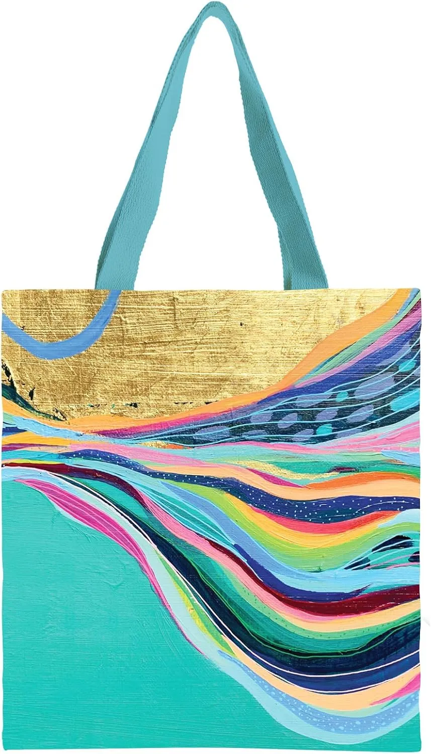 RainCaper Canvas Tote Bag for Women | Magnetic Closure & Open Interior Pocket | Holds Laptops, Magazines, Sunglasses, Books