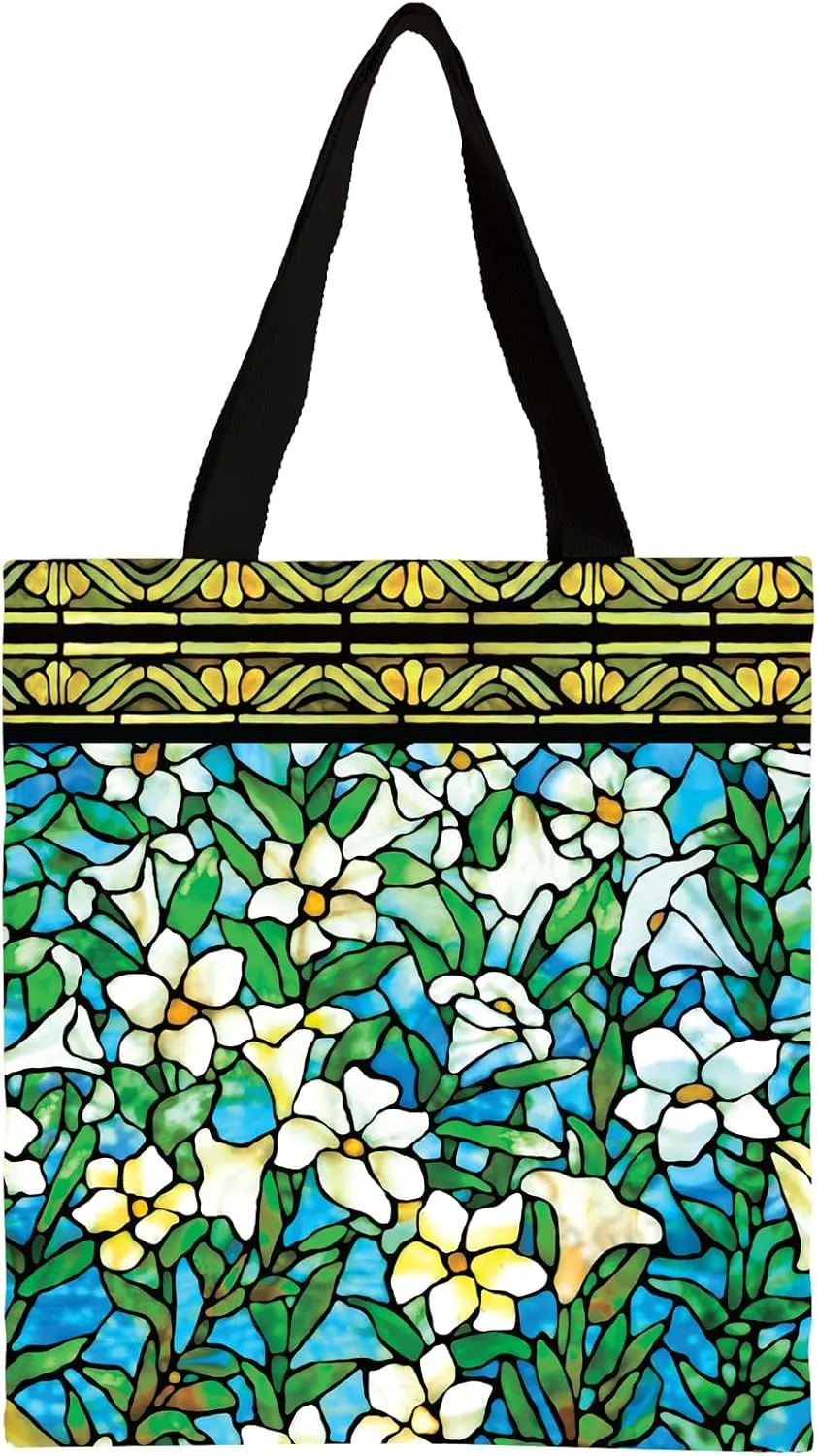 RainCaper Canvas Tote Bag for Women | Magnetic Closure & Open Interior Pocket | Holds Laptops, Magazines, Sunglasses, Books