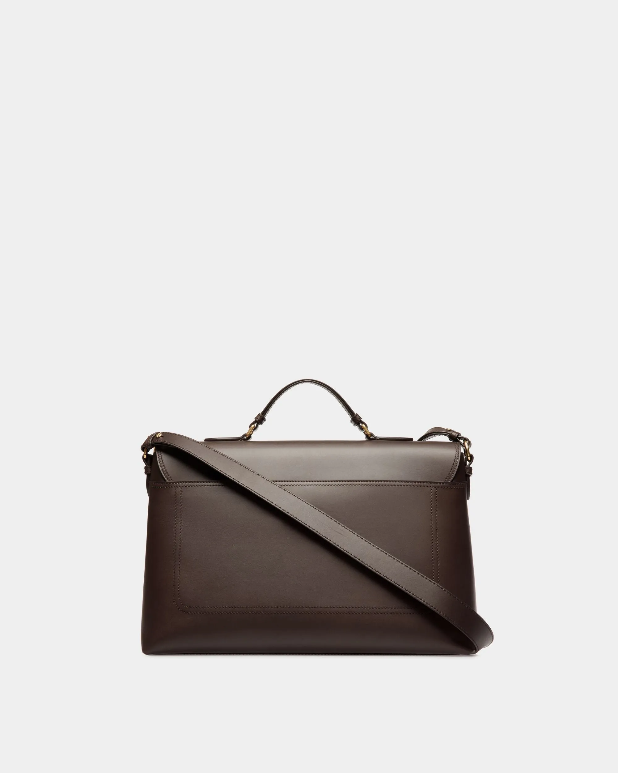 Ray Crossbody Bag in Ebano Leather