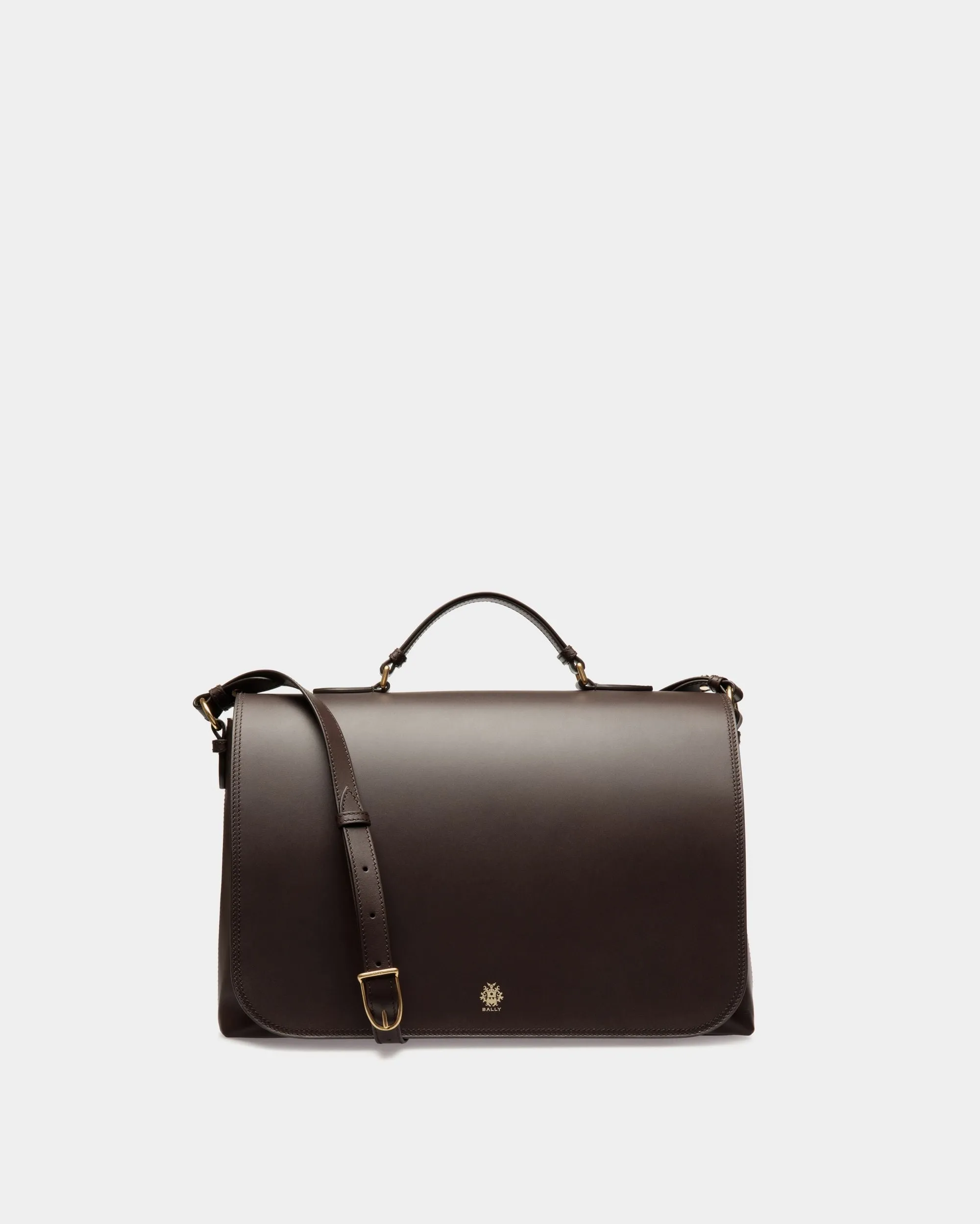 Ray Crossbody Bag in Ebano Leather