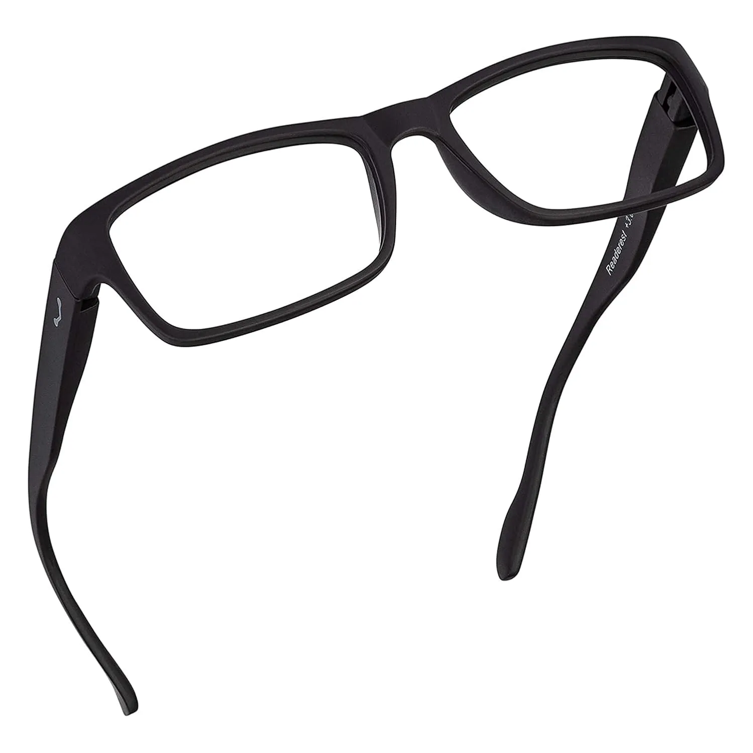 Readerest Blue Light Blocking Reading Glasses - 1.5 x Magnification Strength - Computer Eyeglasses with Thin Reflective Lens, UV Protection, Antiglare - Stylish Glasses for Men and Women - Black