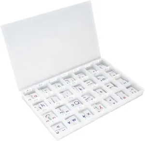 Really Good Stuff Vinyl Magnetic Letters with Alphabet Storage Case – Make Spelling, Phonics, Vocabulary Fun & Interactive – With Lowercase and Uppercase Letters, 28-Compartment Case, Letter Stickers