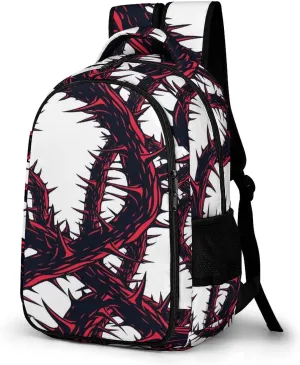 Redthorn Branche Thorns Horror Large Travel Backpack Bags Daypack Laptop Work Computer Hiking Back Packs with Multiple Pockets