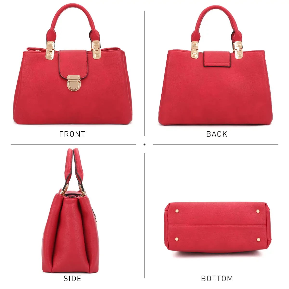 Referral discount Handbags Tote Bag Satchel Vegan Bag Medium Shoulder Outstanding Leather Women Handle Purse Top