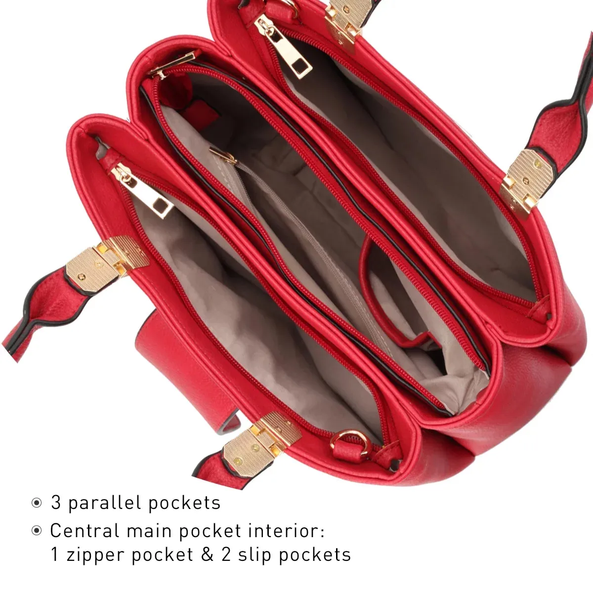 Referral discount Handbags Tote Bag Satchel Vegan Bag Medium Shoulder Outstanding Leather Women Handle Purse Top